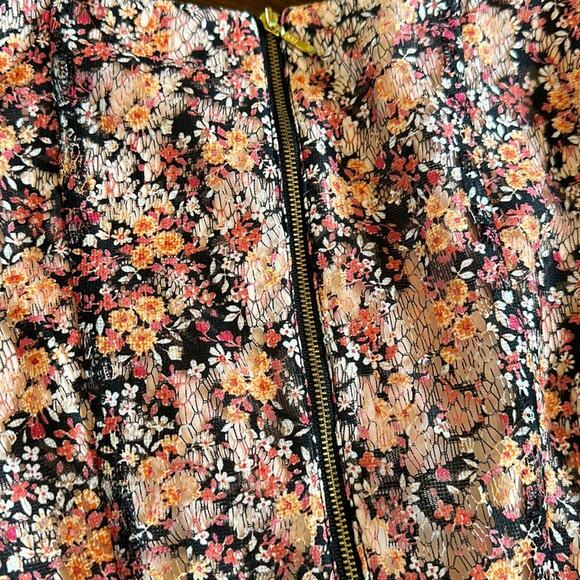 DB Established | Women's Black & Pink Floral Sleeveless Dress | Size 8 | 0757 - Picture 6 of 11